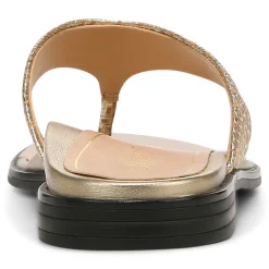 Clearance Vionic Agave Toe Post Sandal Black Leather|Classic Blue|Cream|Gold