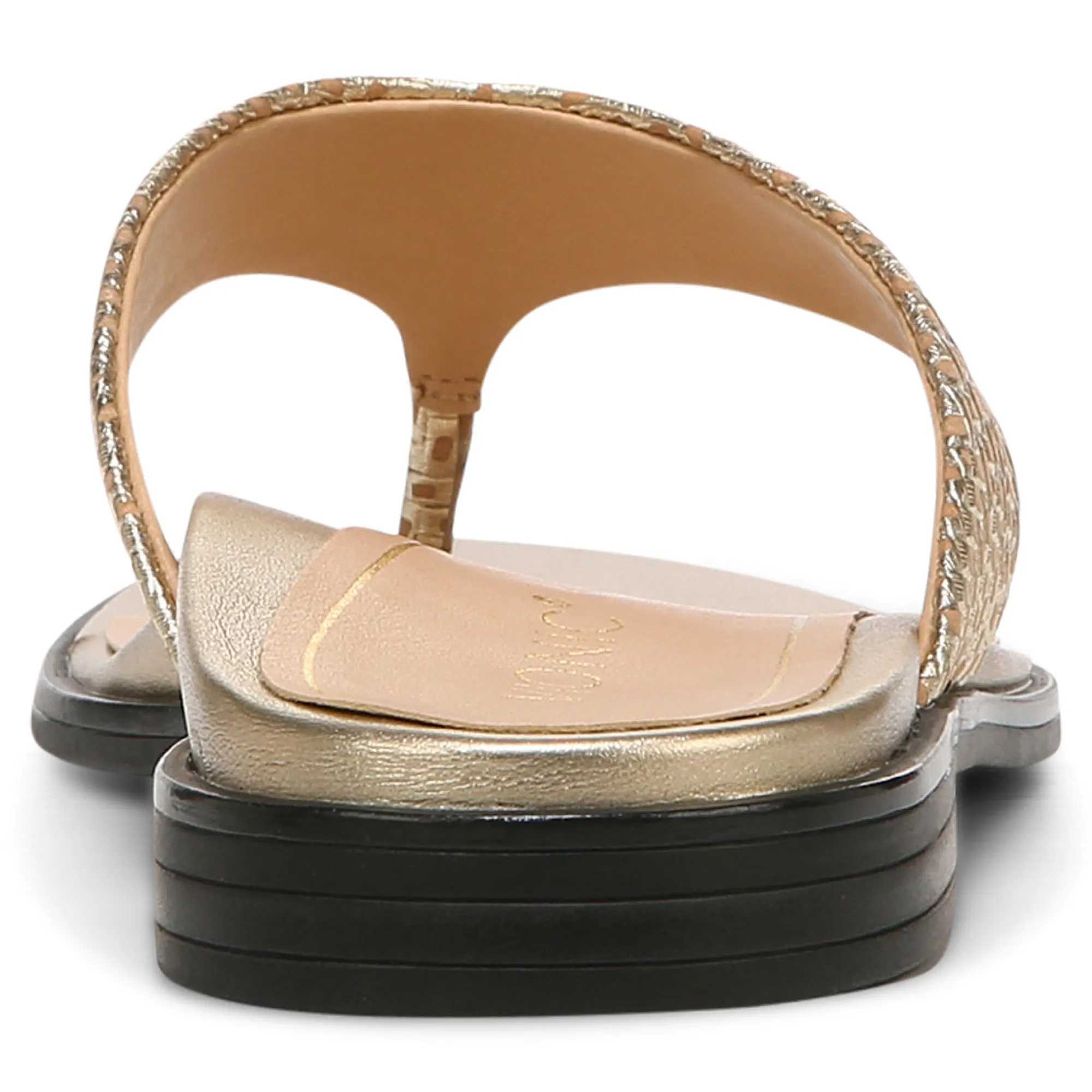 Clearance Vionic Agave Toe Post Sandal Black Leather|Classic Blue|Cream|Gold