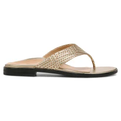 Clearance Vionic Agave Toe Post Sandal Black Leather|Classic Blue|Cream|Gold
