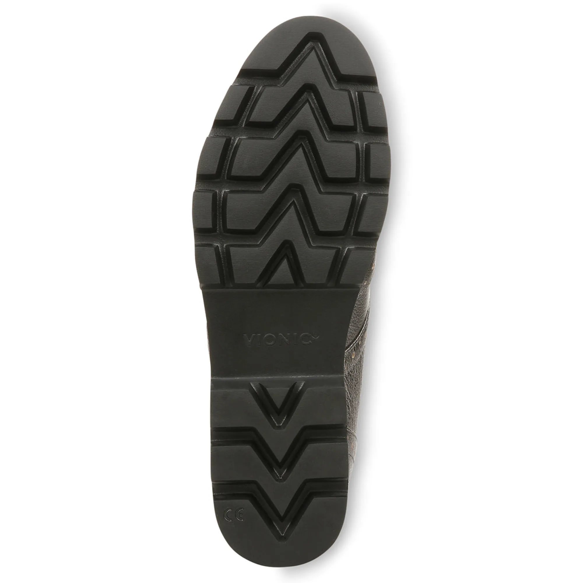 Outlet Vionic Alfina Oxford (Wide) Black Patent|Pewter Metallic