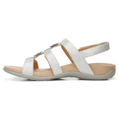 Best Sale Vionic Amber Metallic Adjustable Sandal Black Metallic|Rose Gold|Silver