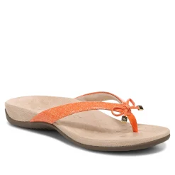 Sale Vionic Bella Toe-Post Sandal Black Patent|Black Print|Gold Cork|Marmalade