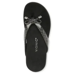 Sale Vionic Bella Toe-Post Sandal Black Patent|Black Print|Gold Cork|Marmalade