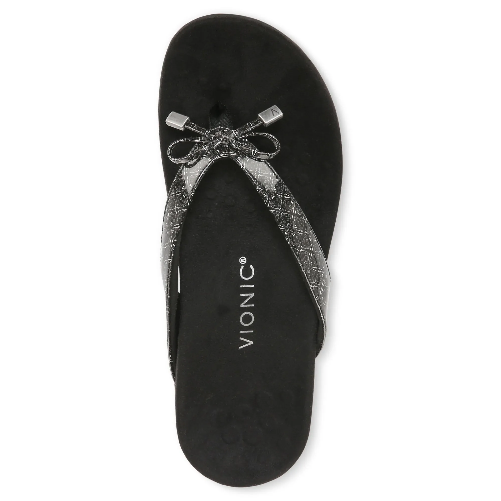 Sale Vionic Bella Toe-Post Sandal Black Patent|Black Print|Gold Cork|Marmalade