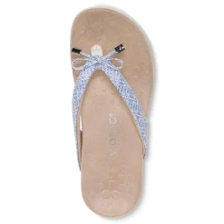 Sale Vionic Bella Toe-Post Sandal Black Patent|Black Print|Gold Cork|Marmalade