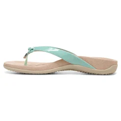 Sale Vionic Bella Toe-Post Sandal Black Patent|Black Print|Gold Cork|Marmalade