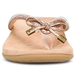 Sale Vionic Bella Toe-Post Sandal Black Patent|Black Print|Gold Cork|Marmalade