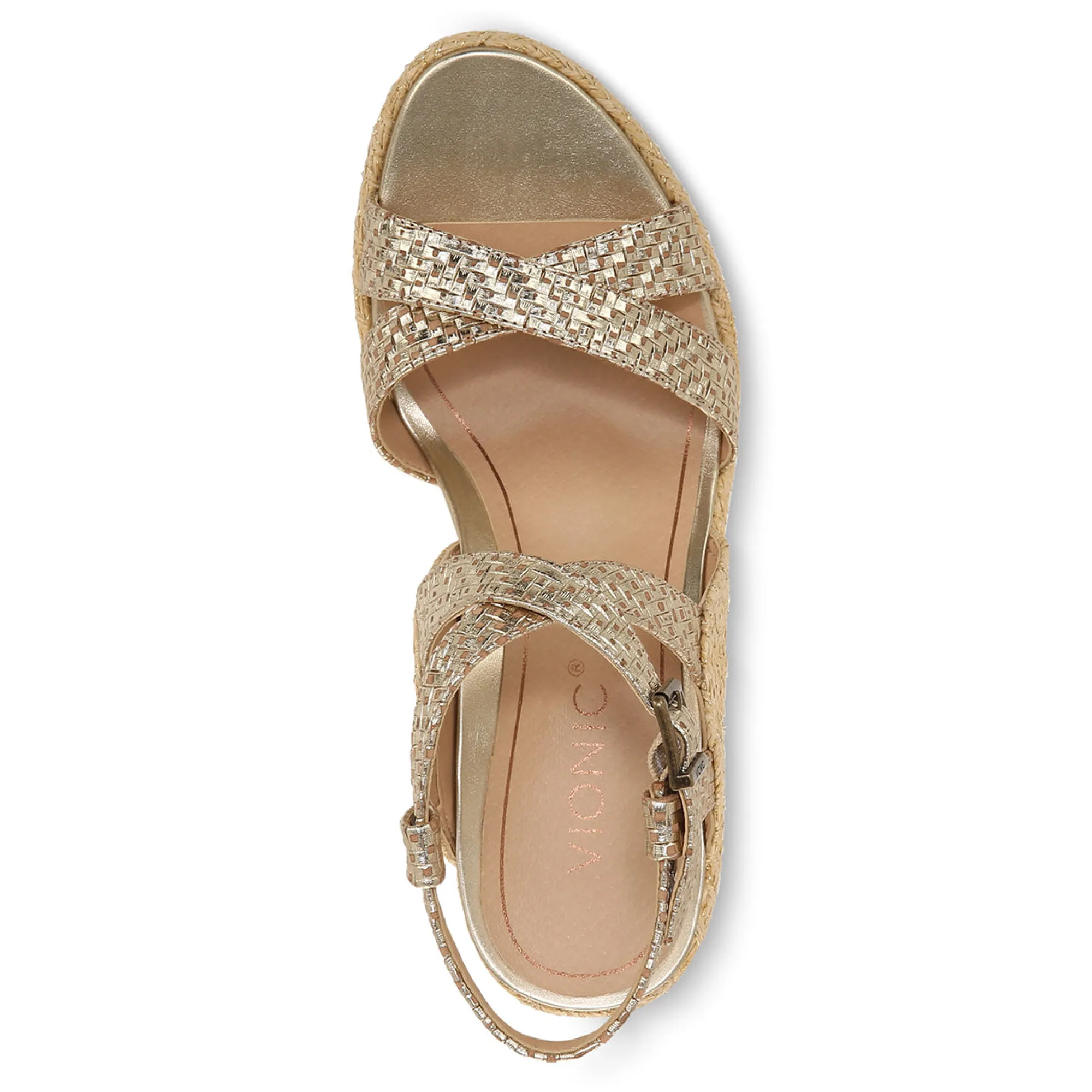 Hot Vionic Bonita Wedge Sandal Gold|Black|Macaroon