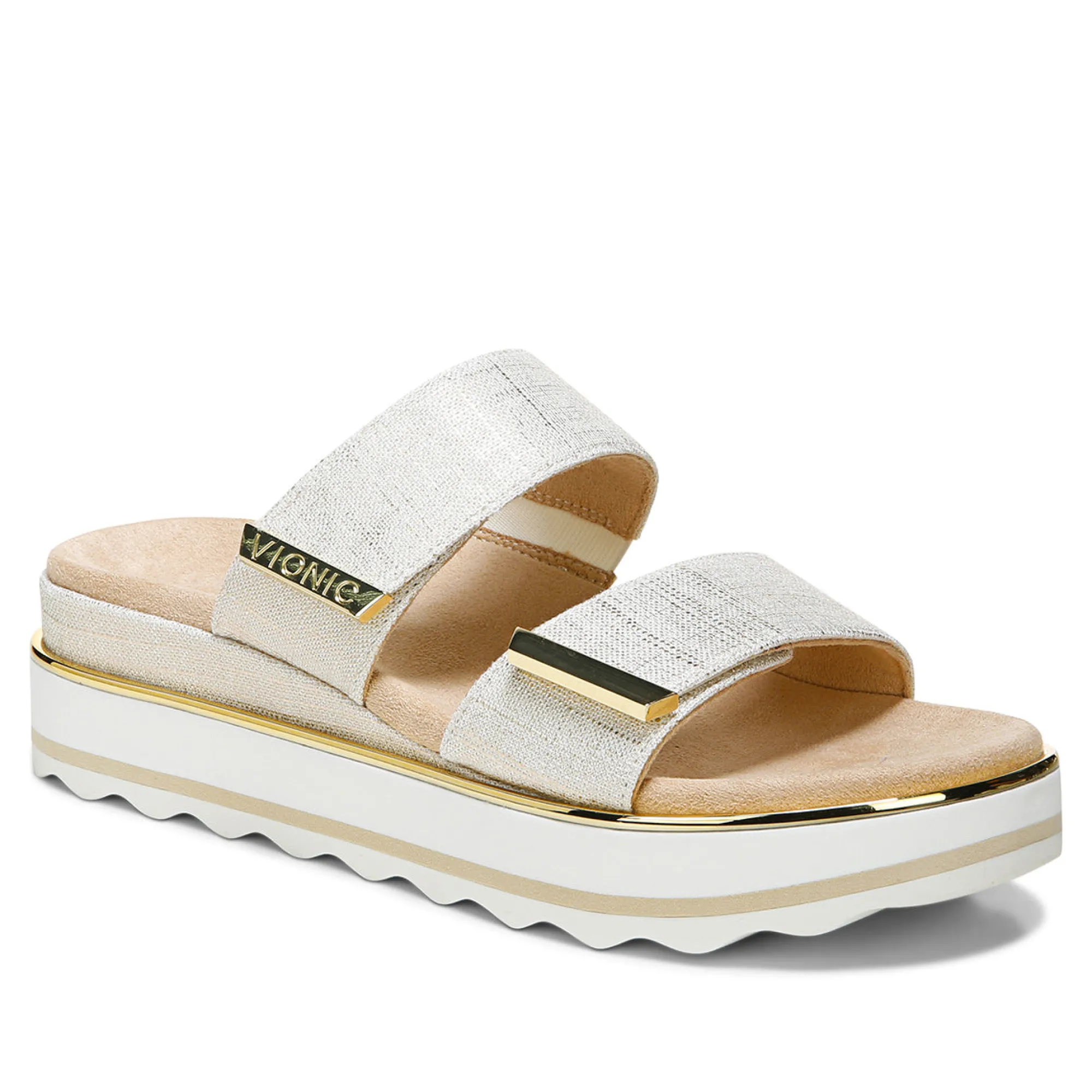 Sale Vionic Brandie Platform Sandal Black Linen|Black Woven|Marshmallow|Papaya