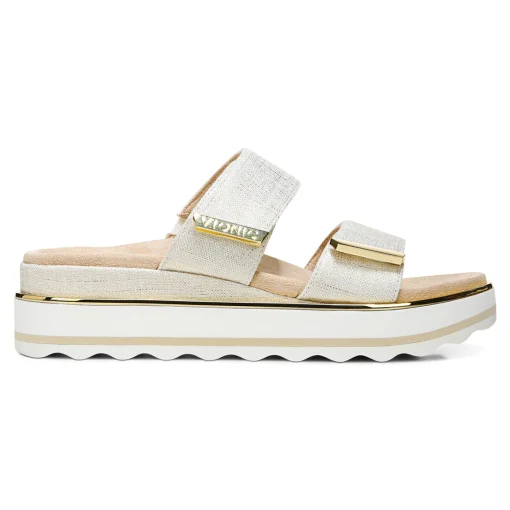 Sale Vionic Brandie Platform Sandal Black Linen|Black Woven|Marshmallow|Papaya