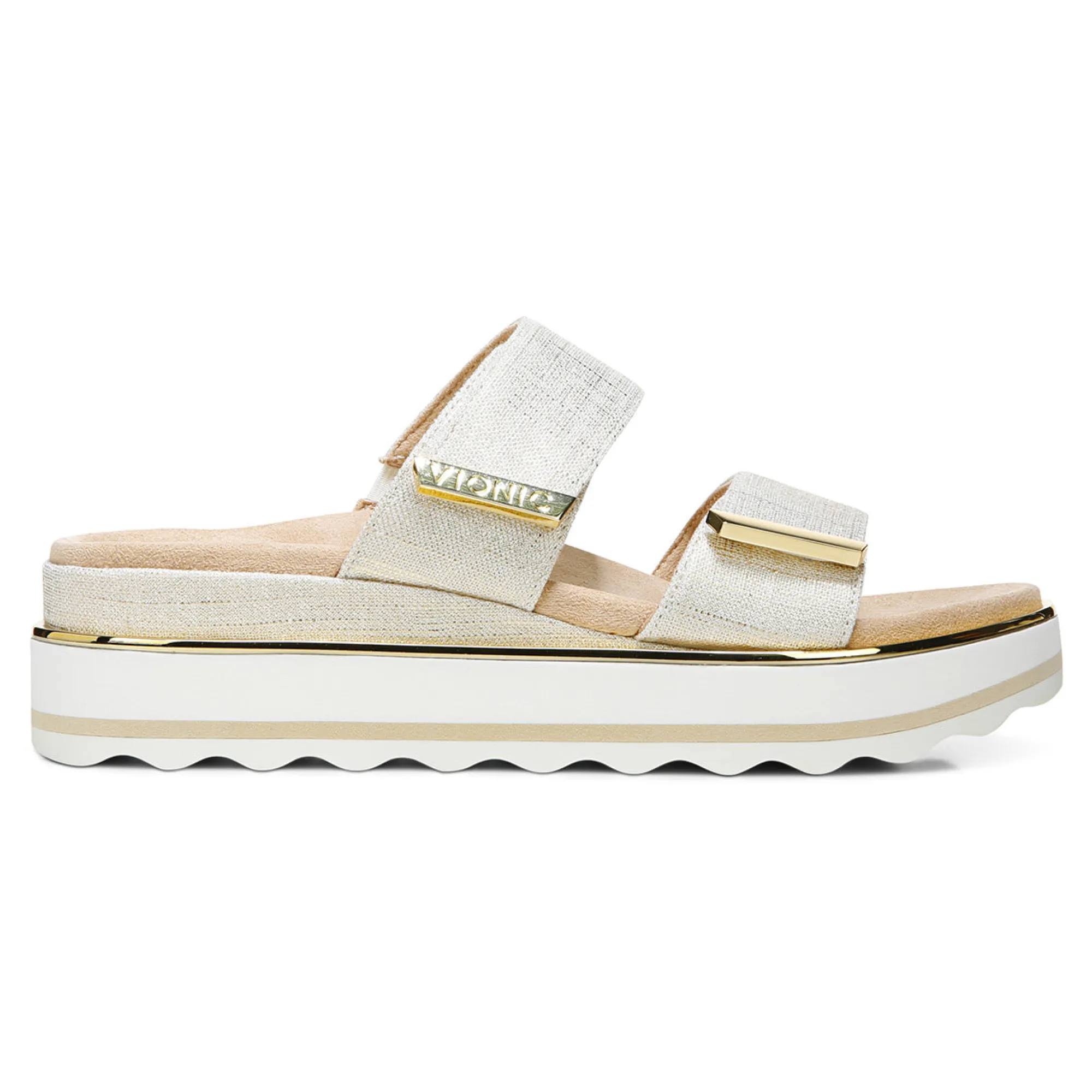 Sale Vionic Brandie Platform Sandal Black Linen|Black Woven|Marshmallow|Papaya