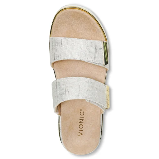 Sale Vionic Brandie Platform Sandal Black Linen|Black Woven|Marshmallow|Papaya