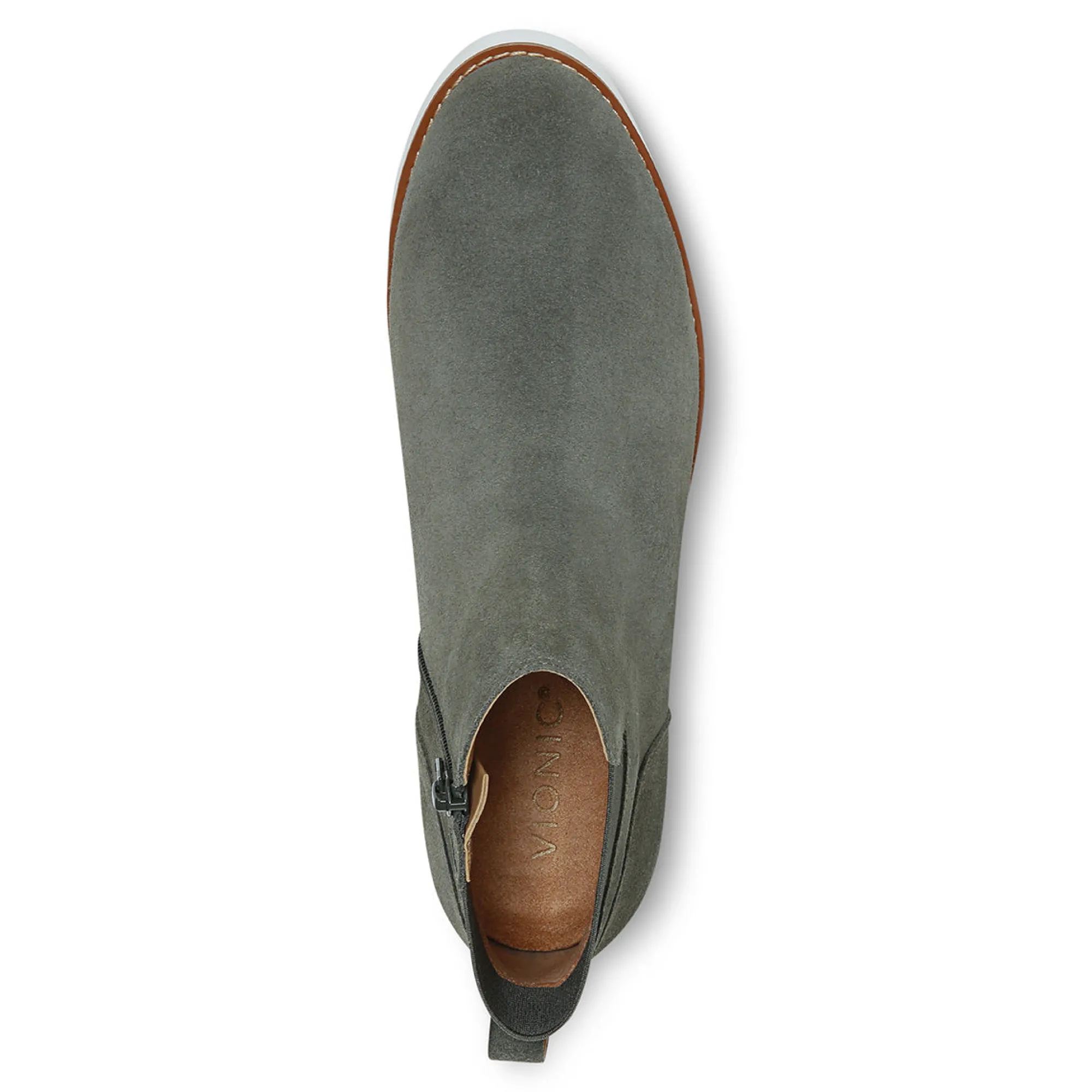 Discount Vionic Brionie Chelsea Boot Olive|Black|Monks Robe