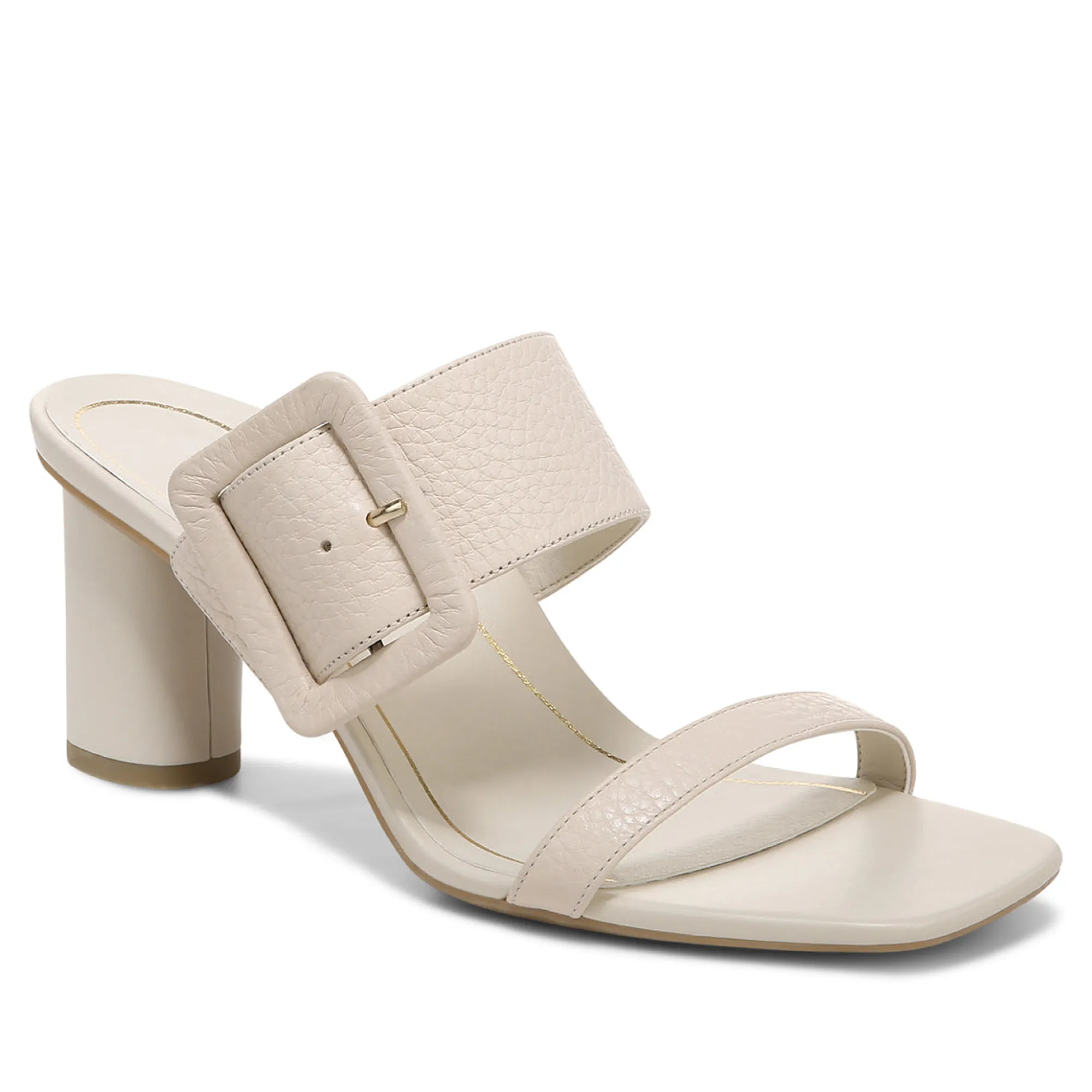 Store Vionic Brookell Heeled Sandal Black Leather|Black Suede|Cream|Gold