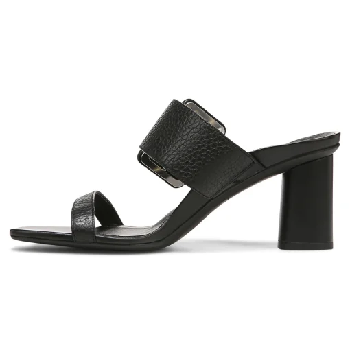 Store Vionic Brookell Heeled Sandal Black Leather|Black Suede|Cream|Gold