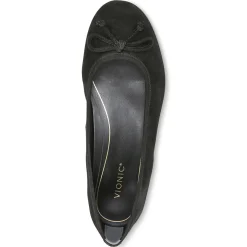 Hot Vionic Callisto Flat Ii Black Leather|Black Suede|Blue Shadow|Monks Robe