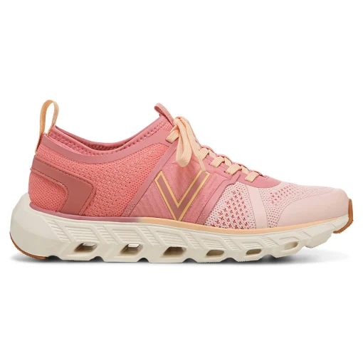 Clearance Vionic Captivate Sneaker Black/Black|Charcoal|Smoked Salmon|White