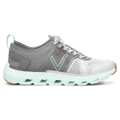 Clearance Vionic Captivate Sneaker Black/Black|Charcoal|Smoked Salmon|White