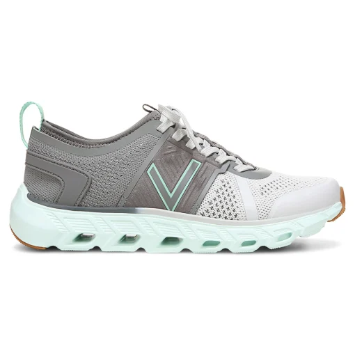 Clearance Vionic Captivate Sneaker Black/Black|Charcoal|Smoked Salmon|White