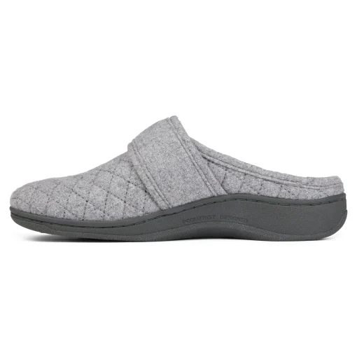 Shop Vionic Carlin Slipper Black|Cream|Cream Multi|Light Grey