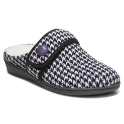Shop Vionic Carlin Slipper Black|Cream|Cream Multi|Light Grey