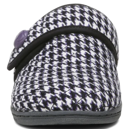 Shop Vionic Carlin Slipper Black|Cream|Cream Multi|Light Grey