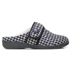 Shop Vionic Carlin Slipper Black|Cream|Cream Multi|Light Grey