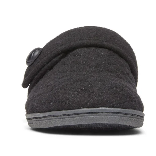 Shop Vionic Carlin Slipper Black|Cream|Cream Multi|Light Grey