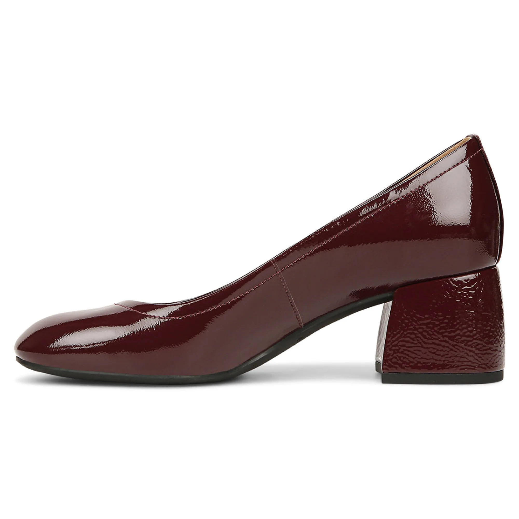 Clearance Vionic Carmel Heel Black|Black Patent Leopard|Crimson Red|Pewter Metallic