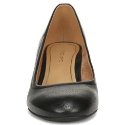Clearance Vionic Carmel Heel Black|Black Patent Leopard|Crimson Red|Pewter Metallic