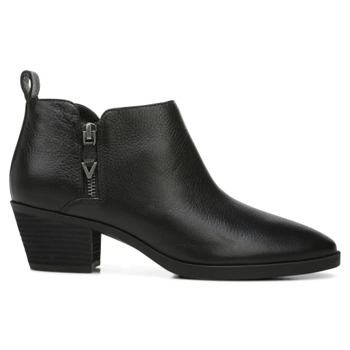 Shop Vionic Cecily Ankle Bootie Black|Calf Hair Tan|Chocolate|Cognac