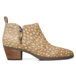 Shop Vionic Cecily Ankle Bootie Black|Calf Hair Tan|Chocolate|Cognac
