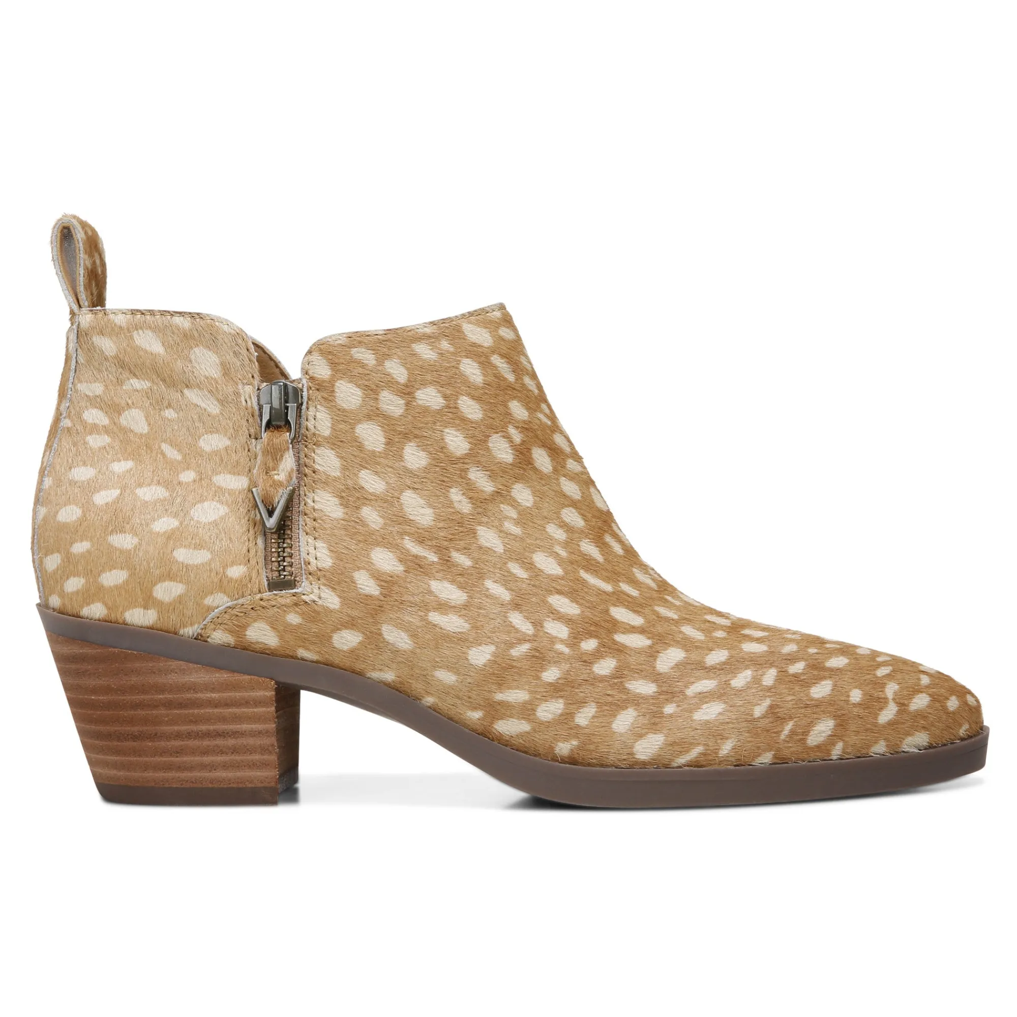 Shop Vionic Cecily Ankle Bootie Black|Calf Hair Tan|Chocolate|Cognac