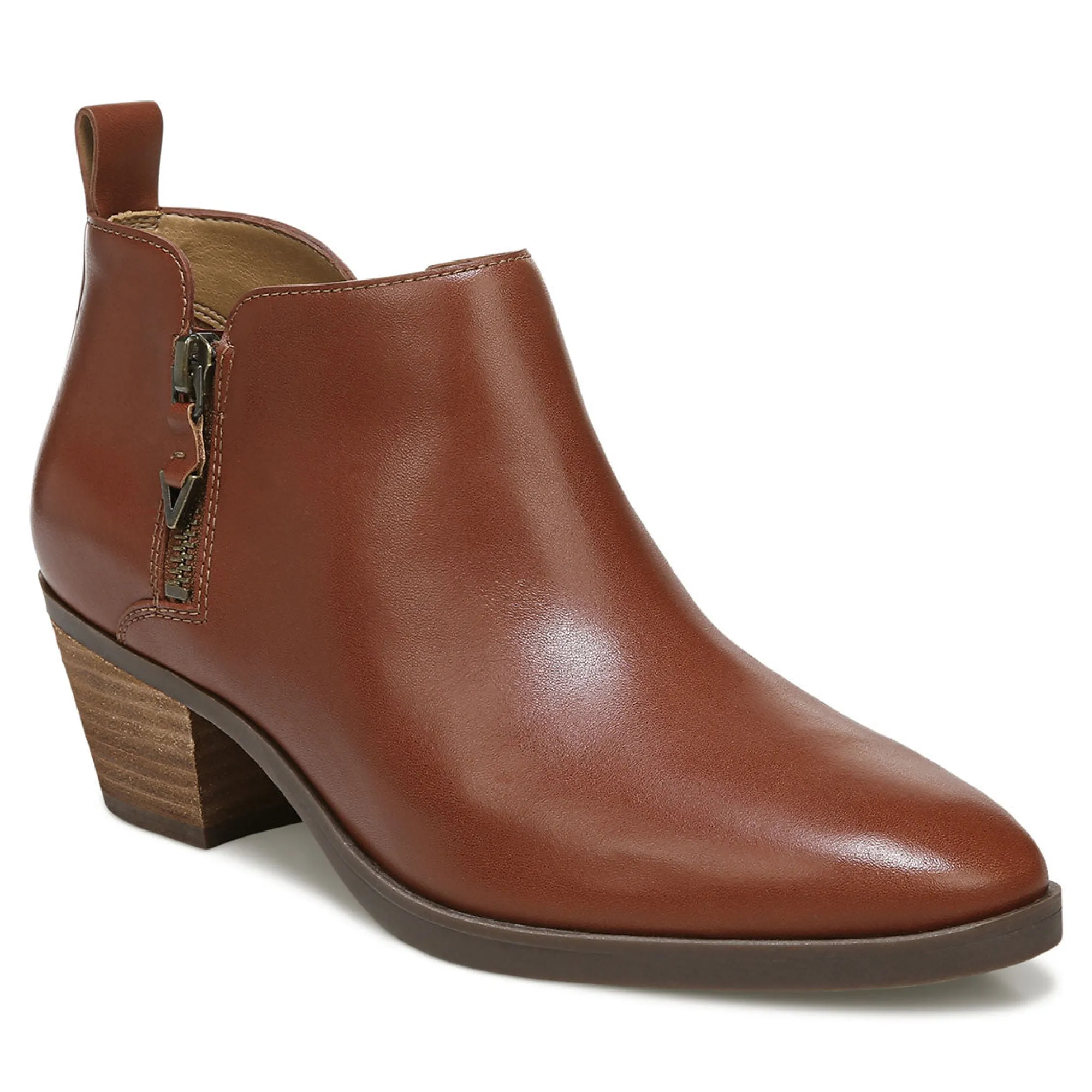 Shop Vionic Cecily Ankle Bootie Black|Calf Hair Tan|Chocolate|Cognac