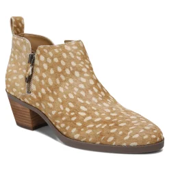 Online Vionic Cecily Ankle Bootie Black|Calf Hair Tan|Chocolate|Cognac