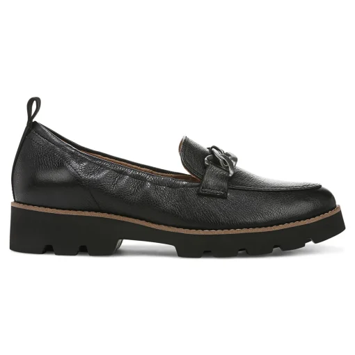 Cheap Vionic Cynthia Loafer Black Metal|Cream