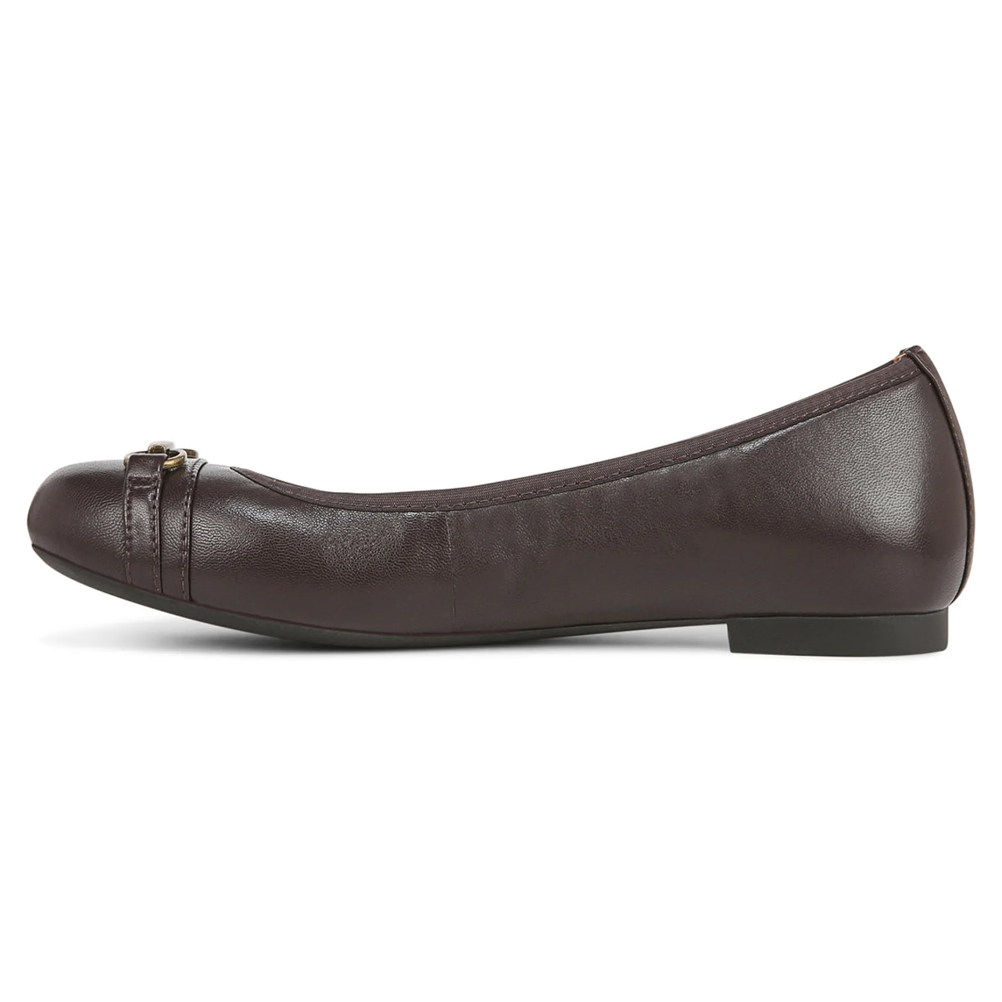 Cheap Vionic Delanie Flat Black|Chocolate|Cream