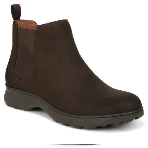 Cheap Vionic Evergreen Ankle Boot Black Leather|Charcoal Nubuck|Chocolate|Taupe Nubuck