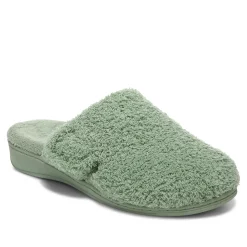 Hot Vionic Gemma Mule Slipper Iii Army Green|Basil (Curly Terry)|Dusk (Curly Terry)|Fuji Apple