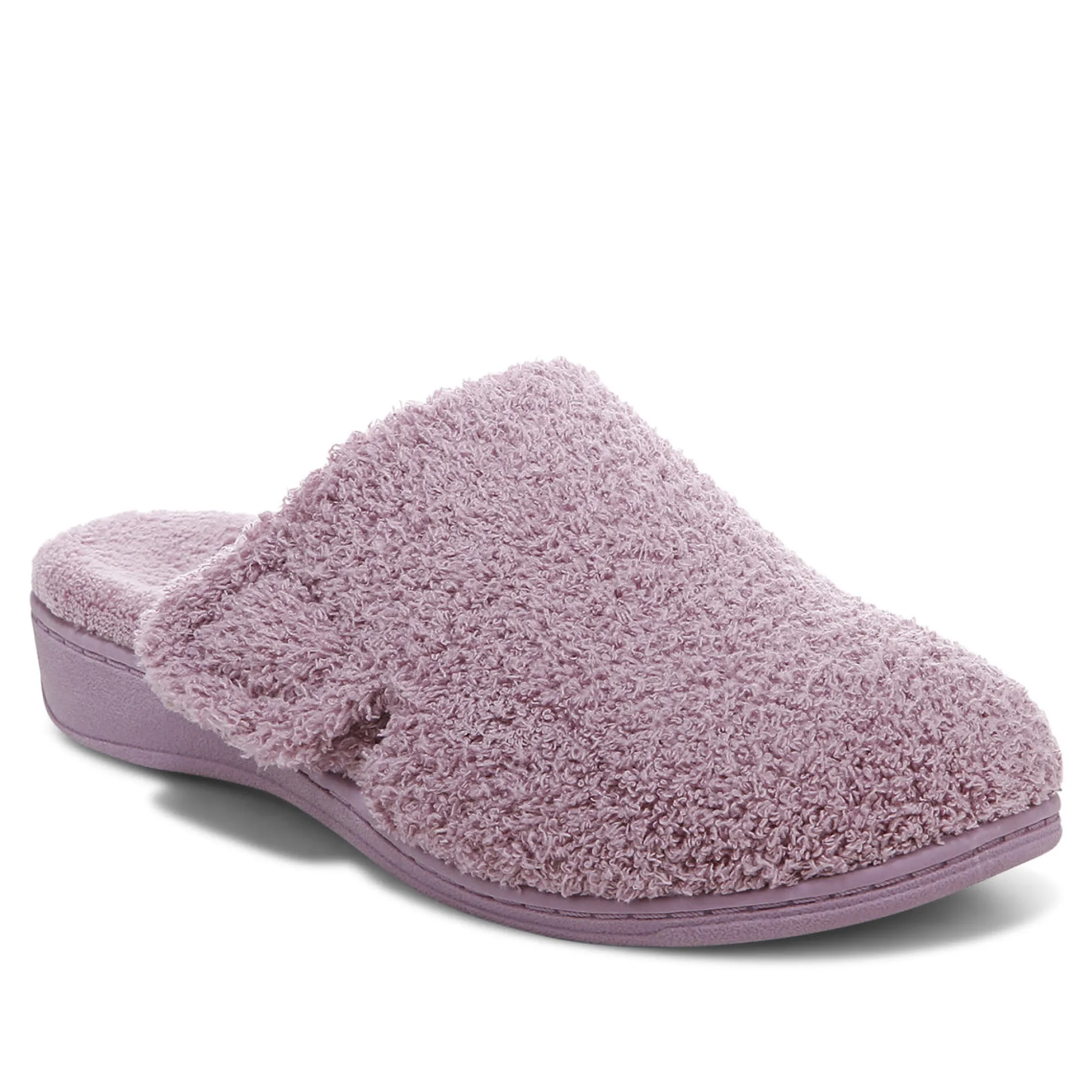 Hot Vionic Gemma Mule Slipper Iii Army Green|Basil (Curly Terry)|Dusk (Curly Terry)|Fuji Apple