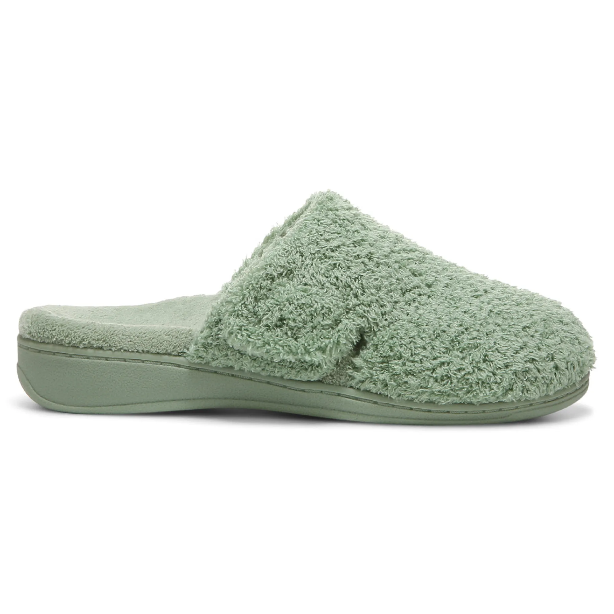 Hot Vionic Gemma Mule Slipper Iii Army Green|Basil (Curly Terry)|Dusk (Curly Terry)|Fuji Apple