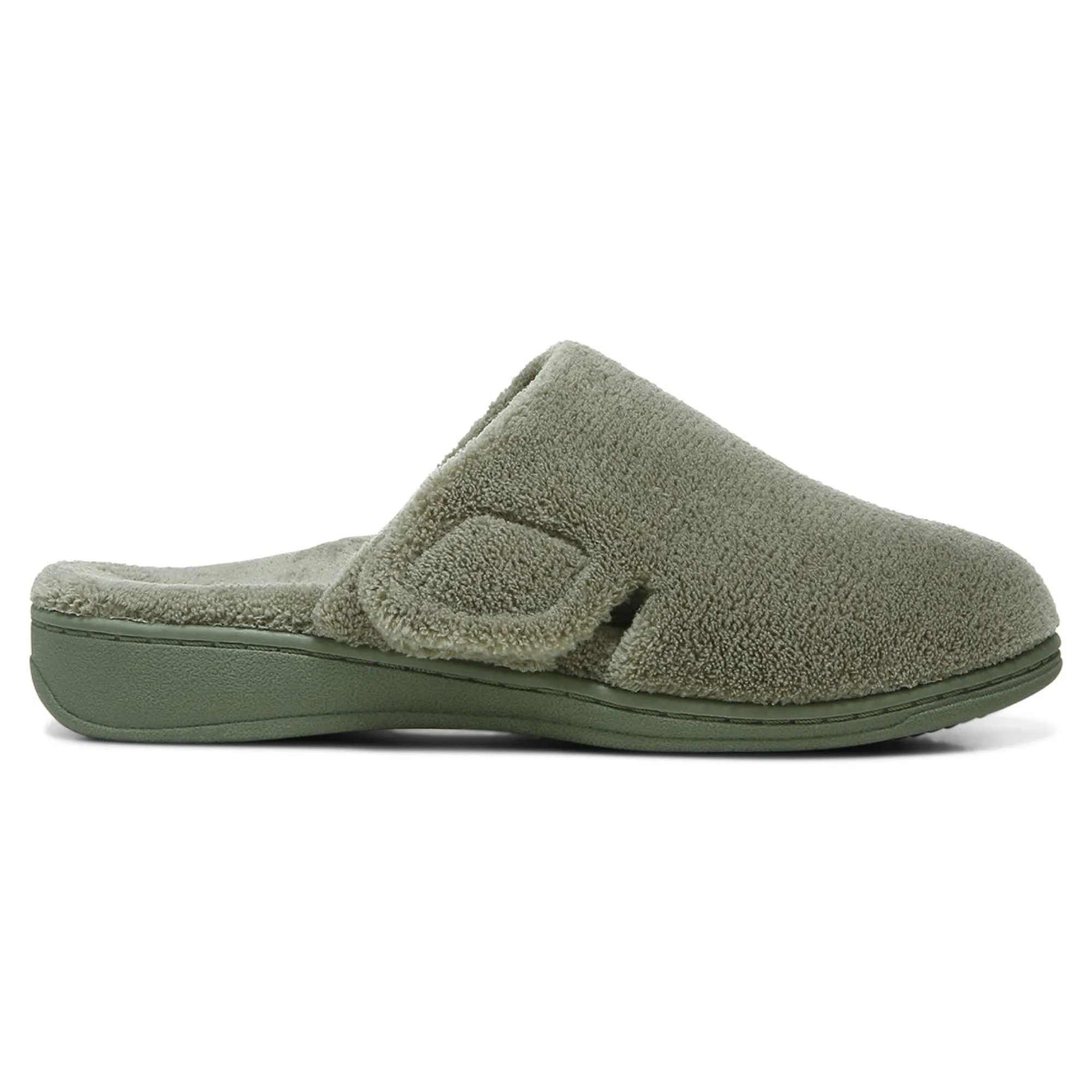 Hot Vionic Gemma Mule Slipper Iii Army Green|Basil (Curly Terry)|Dusk (Curly Terry)|Fuji Apple