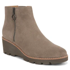 Shop Vionic Hazal Ankle Boot Black Suede|Cognac Suede|Stone Suede
