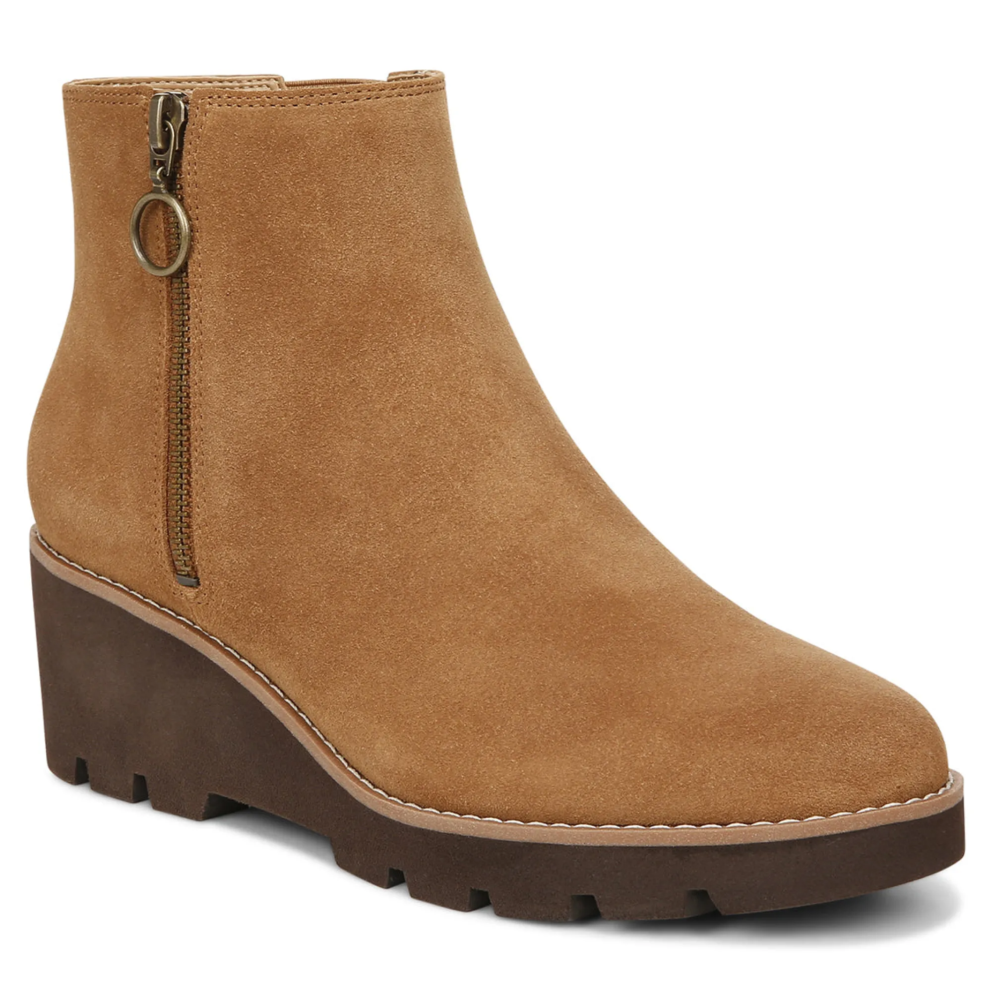 Shop Vionic Hazal Ankle Boot Black Suede|Cognac Suede|Stone Suede