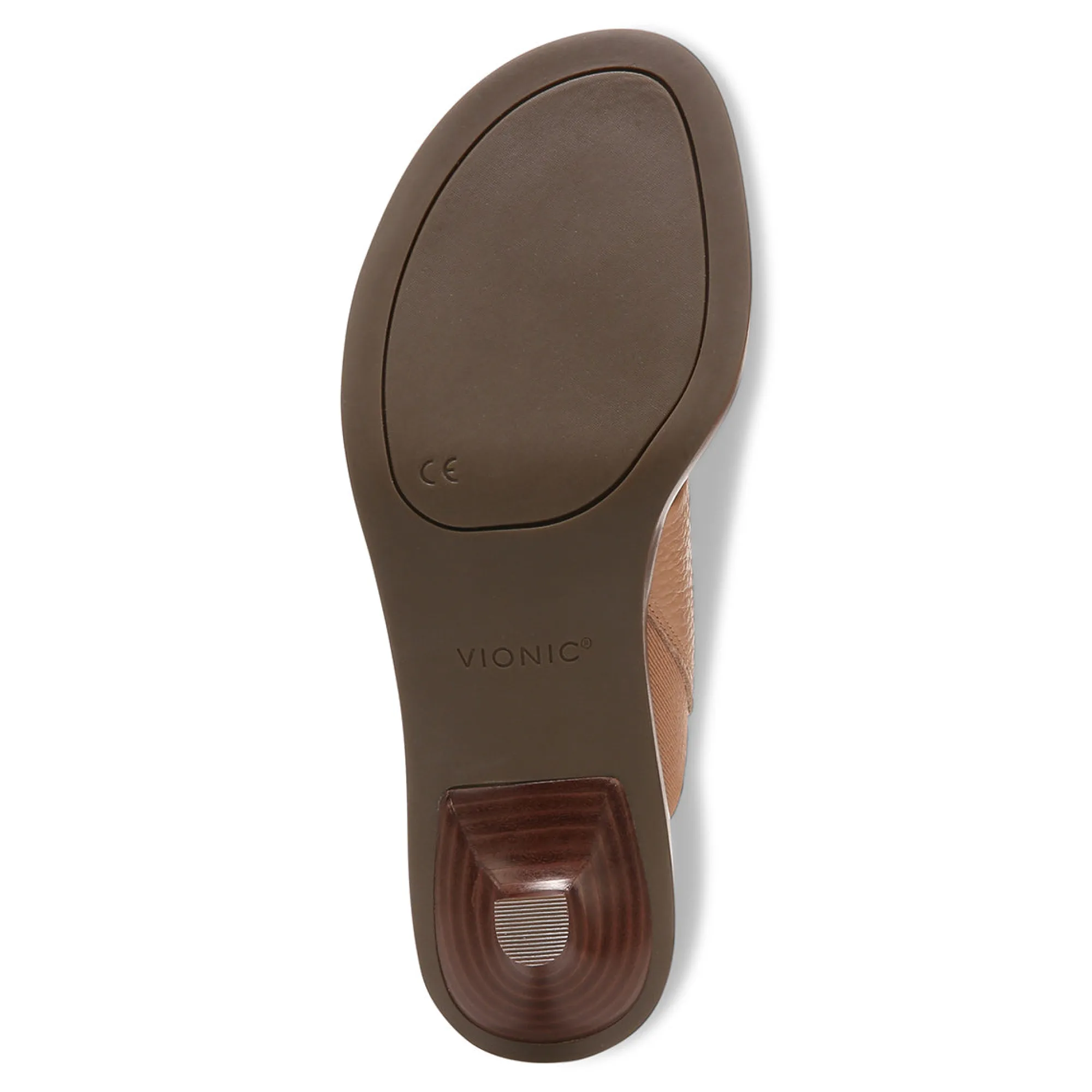 Discount Vionic Ivelle Kitten Heel Black Tumbled Leather|Macaroon
