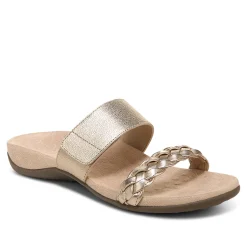 Sale Vionic Jeanne Slide Sandal Black|Cream|Gold|Roze