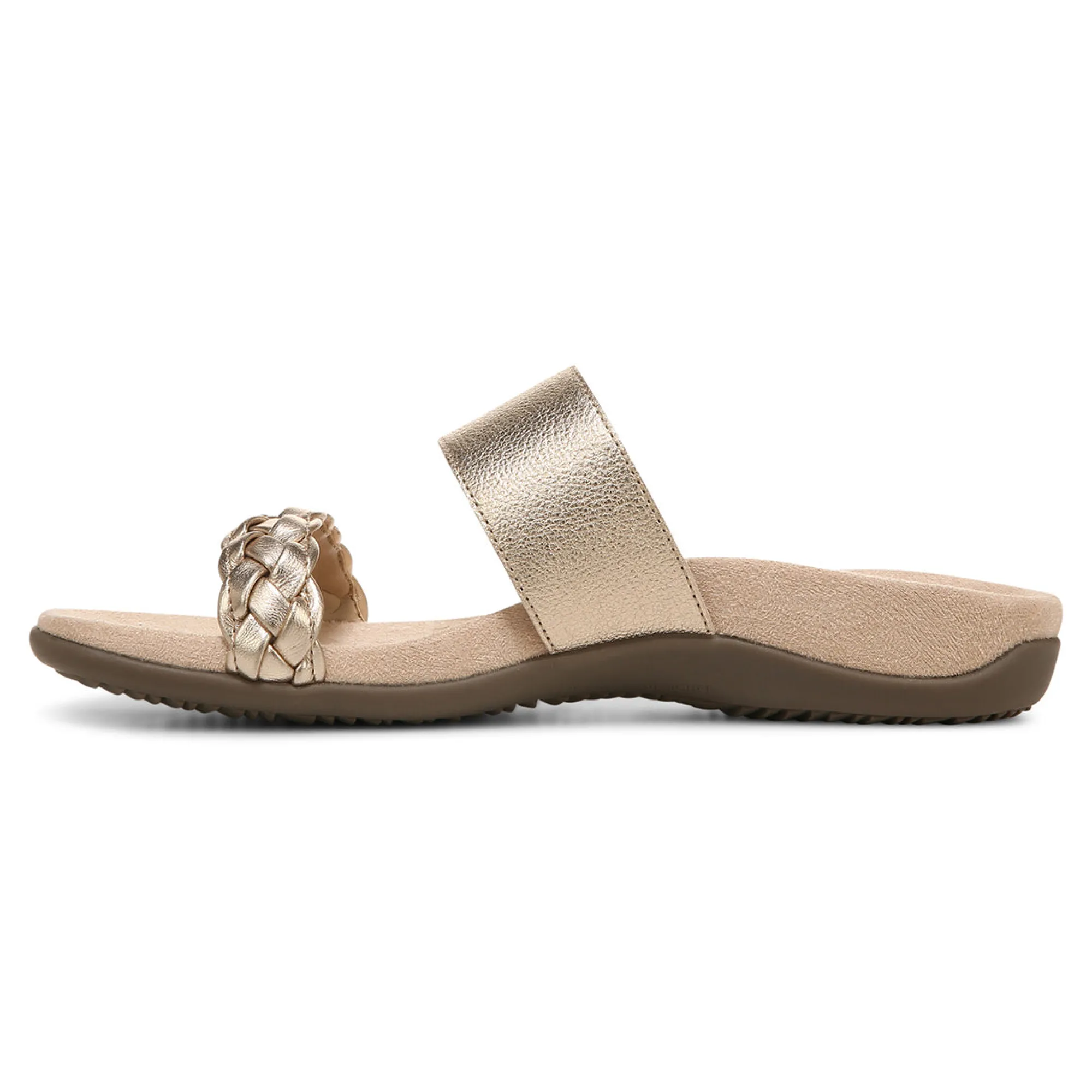 Store Vionic Jeanne Slide Sandal (Wide) Black|Cream|Gold|Rose