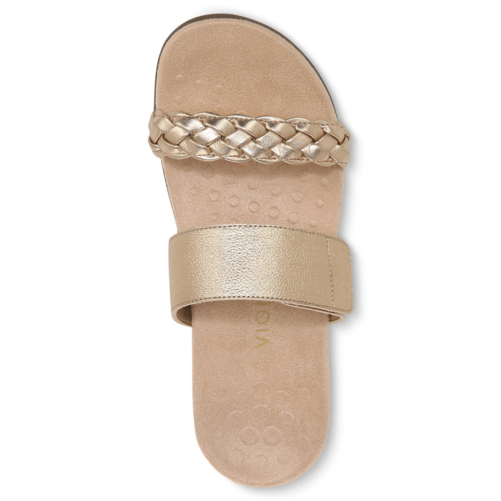 Store Vionic Jeanne Slide Sandal (Wide) Black|Cream|Gold|Rose