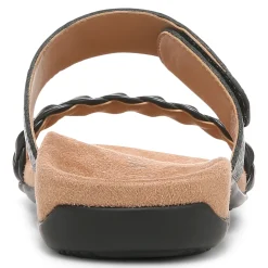 Store Vionic Jeanne Slide Sandal (Wide) Black|Cream|Gold|Rose