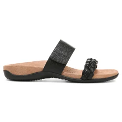 Store Vionic Jeanne Slide Sandal (Wide) Black|Cream|Gold|Rose